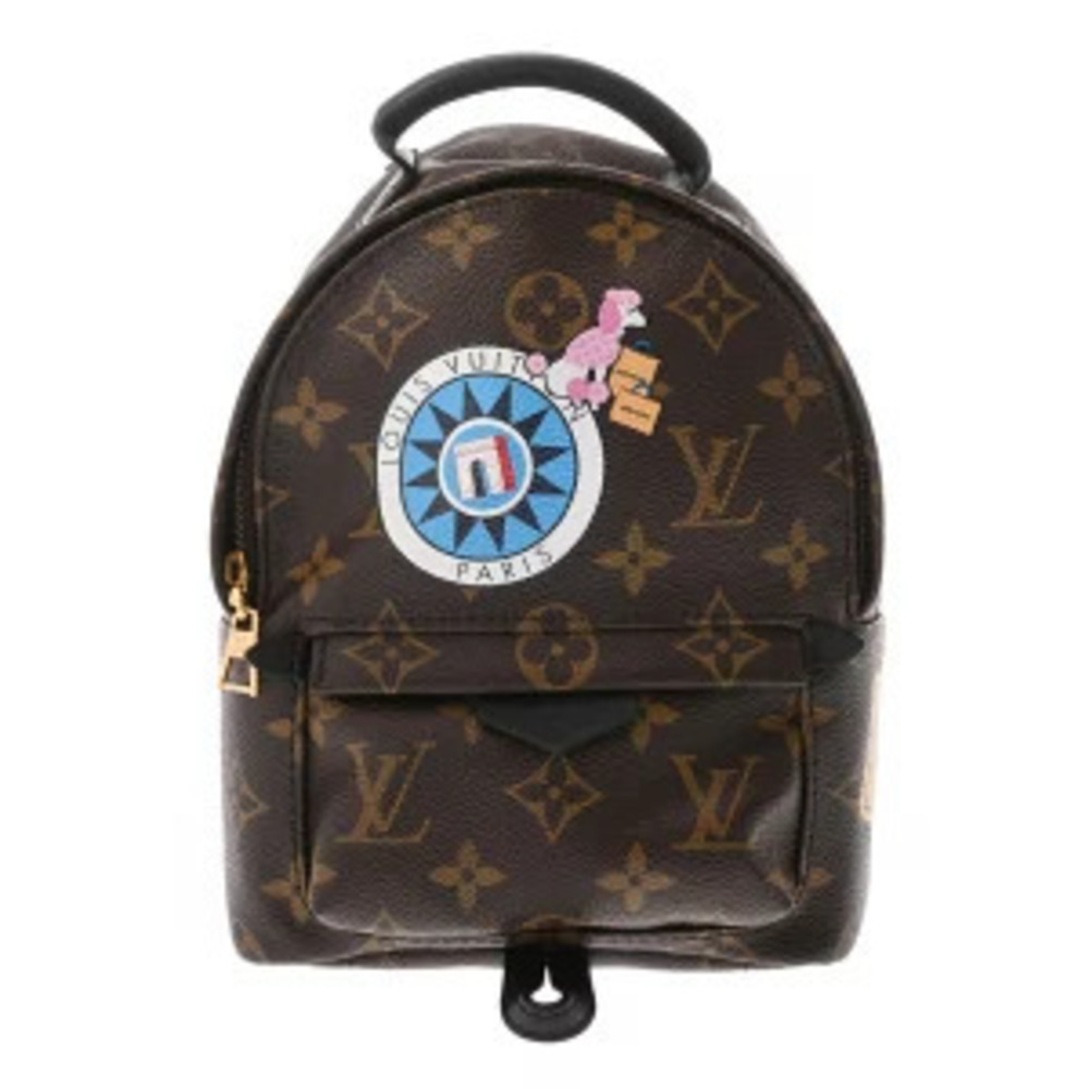 Louis Vuitton Monogram World Tour Palm Springs Backpack Brown Canvas Daypack Bag